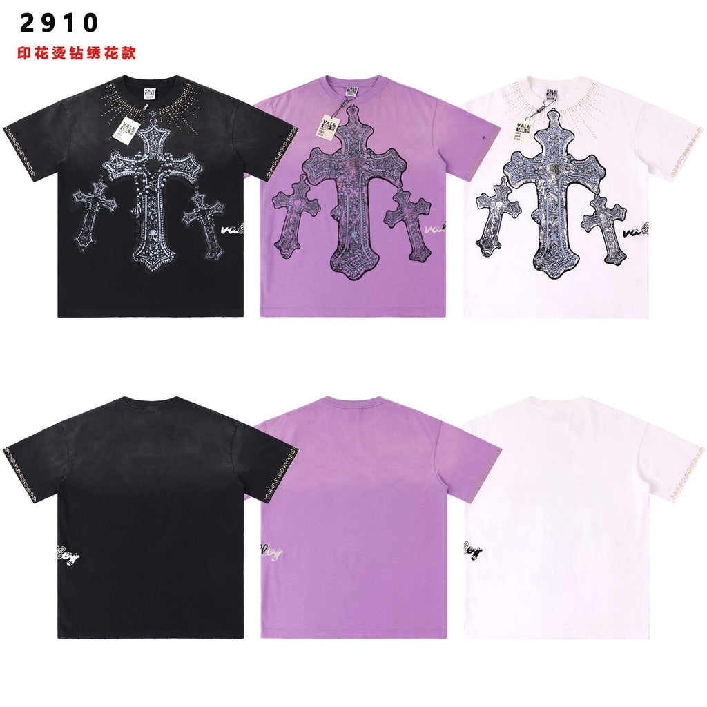 VALE USA Studded Cross Graphic T-Shirt ¡ª comparison