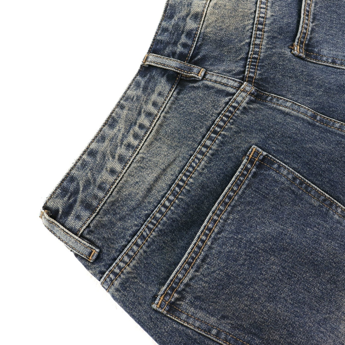 VALE Skittle Graphic Washed Denim Shorts ¡ª detail