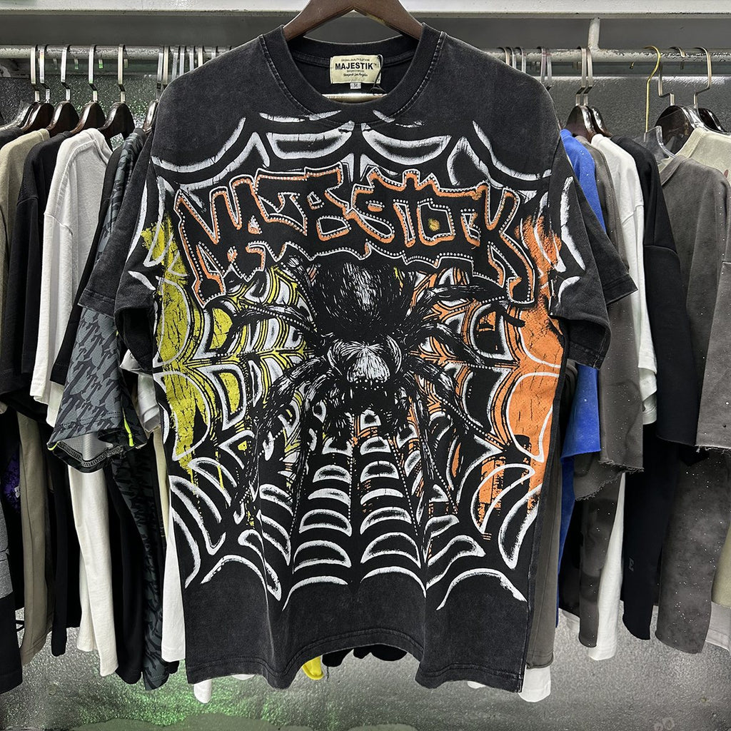 MAJESTIK Tarantula Graphic Short-Sleeve T-Shirt ¡ª context