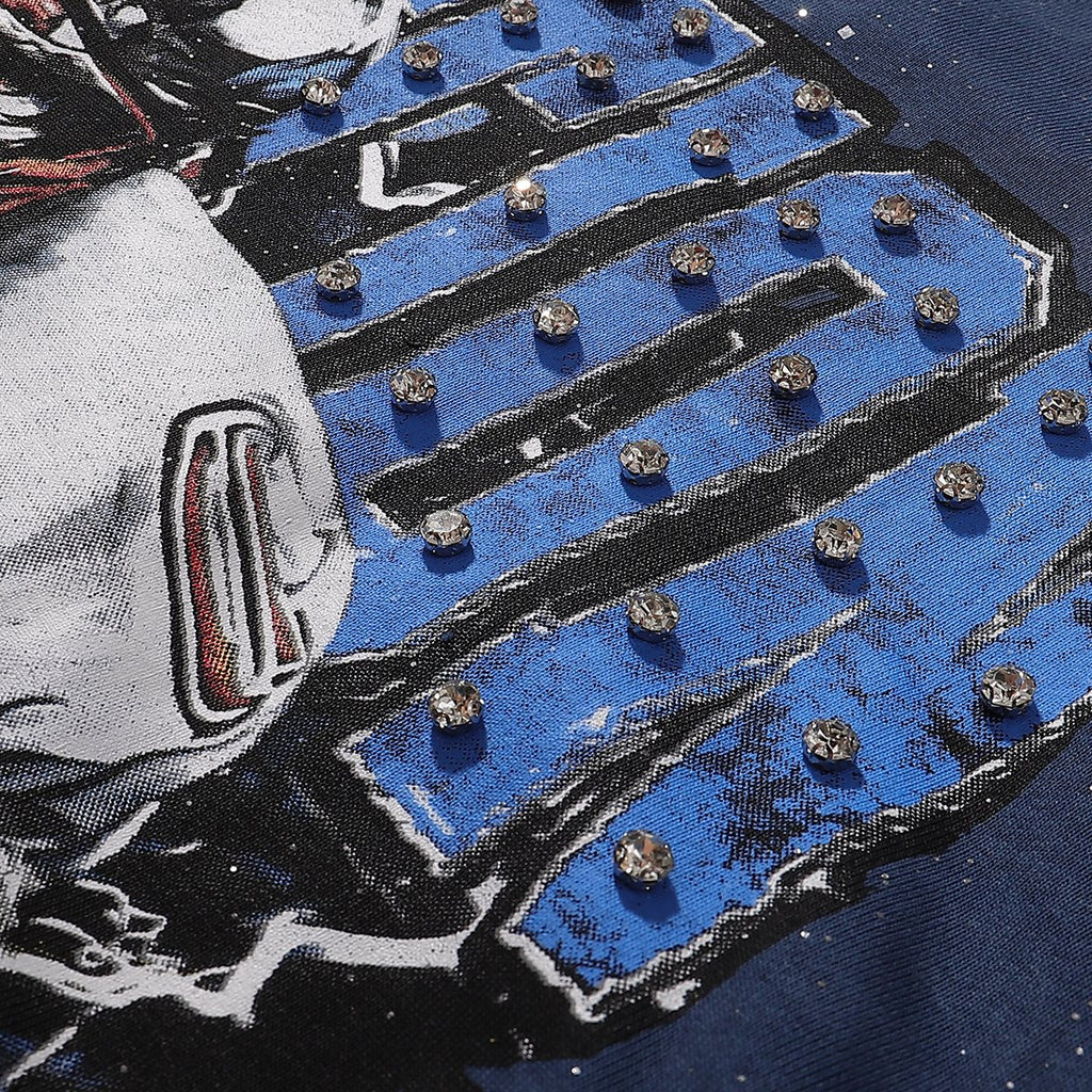 BKYS Revival Football Graphic Cropped T-Shirt ¡ª detail