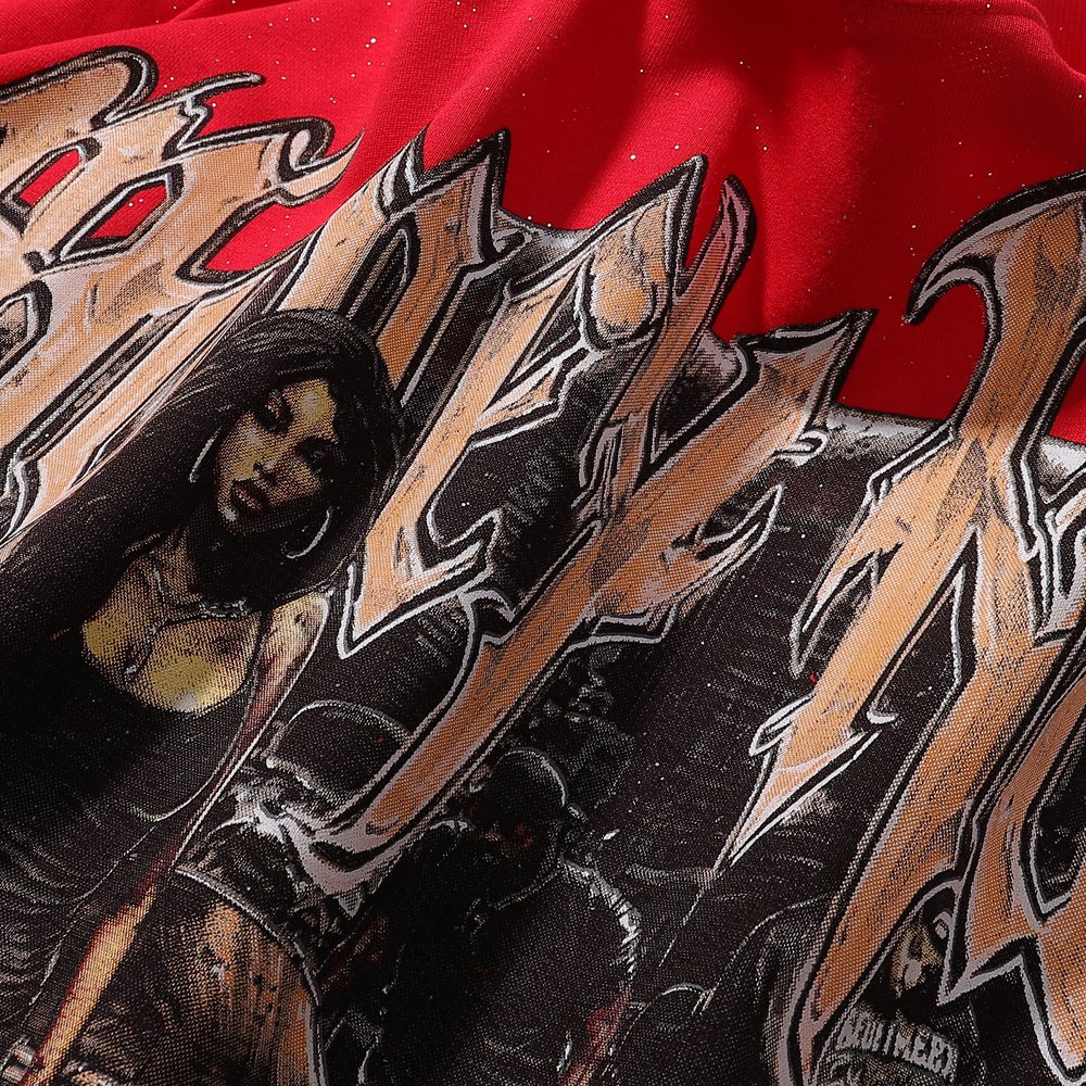 BKYS Revival Money Race Rhinestone Cropped Short-Sleeve T-Shirt ¡ª detail