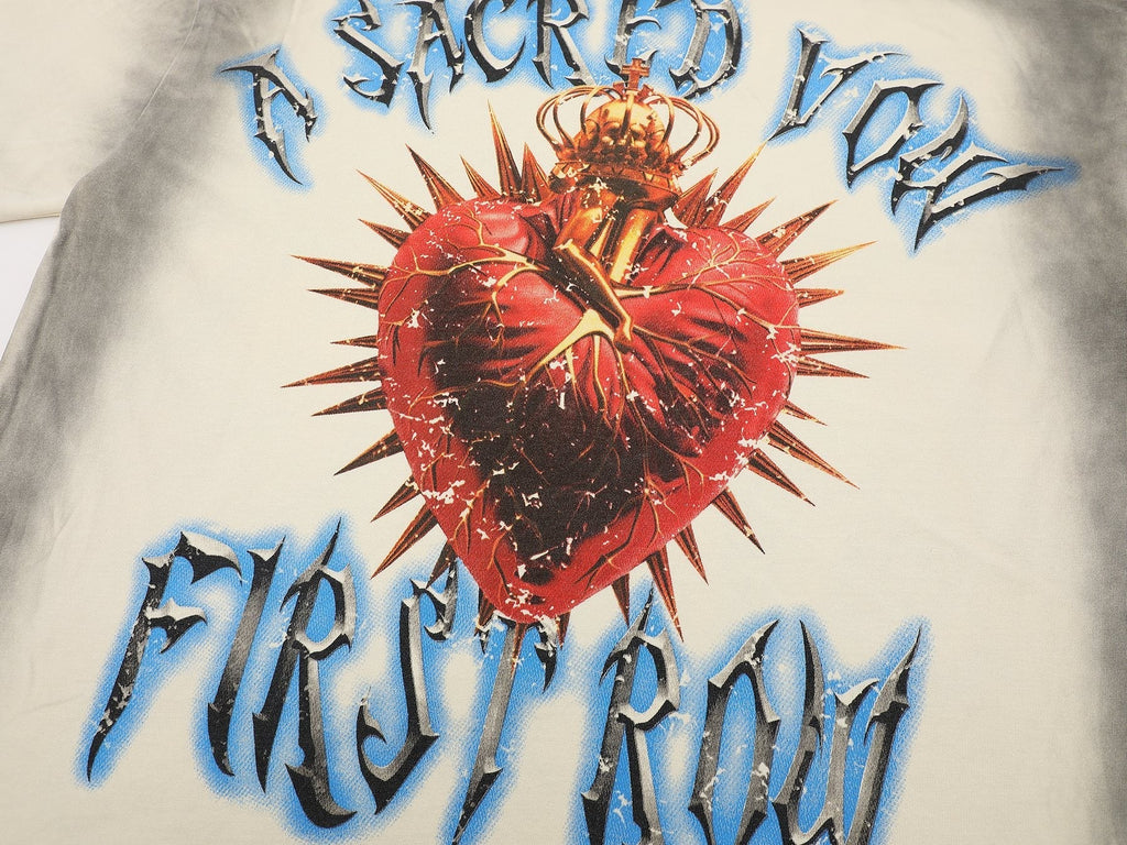 FIRST ROW A Sacred Vow Angel Graphic T-Shirt ¡ª detail