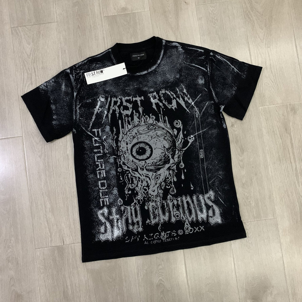 FIRST ROW Stay Curious Eyeball Graphic T-Shirt ¡ª front