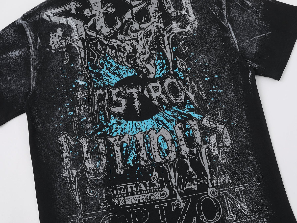 FIRST ROW Stay Curious Eyeball Graphic T-Shirt ¡ª detail