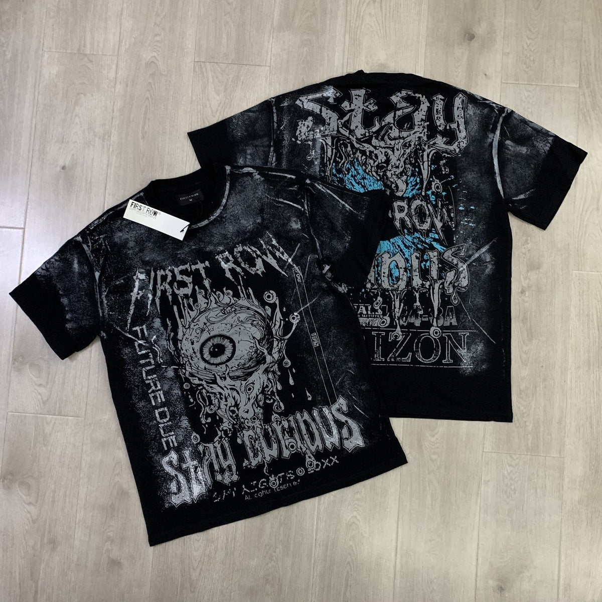 FIRST ROW Stay Curious Eyeball Graphic T-Shirt ¡ª context
