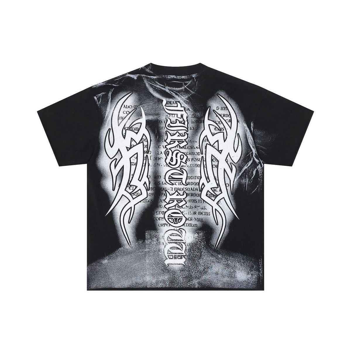 FIRST ROW Y2K Tribal Crop T-Shirt ¡ª back