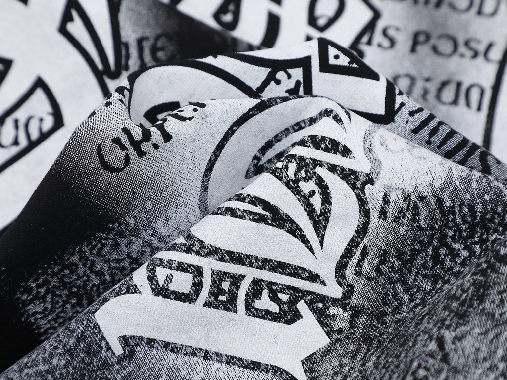 FIRST ROW Y2K Tribal Crop T-Shirt ¡ª detail