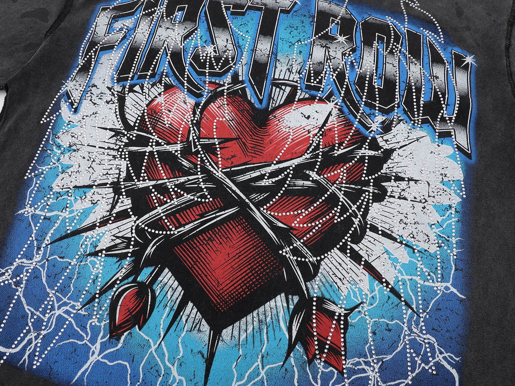 FIRST ROW A Sacred Vow Wing Graphic T-Shirt ¡ª detail