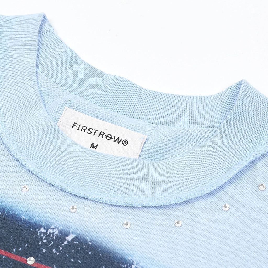 FIRST ROW Lost Utopia Ruins Dream Cropped T-Shirt ¡ª neck_label