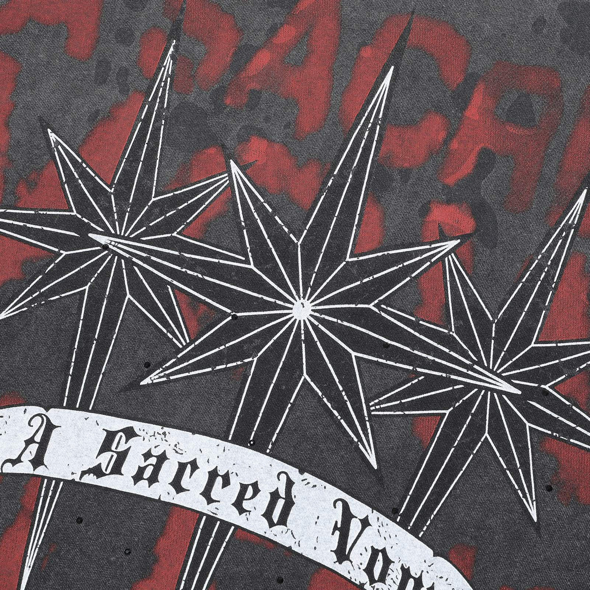 FIRST ROW A Sacred Vow Thornbush Stars Graphic T-Shirt ¡ª detail