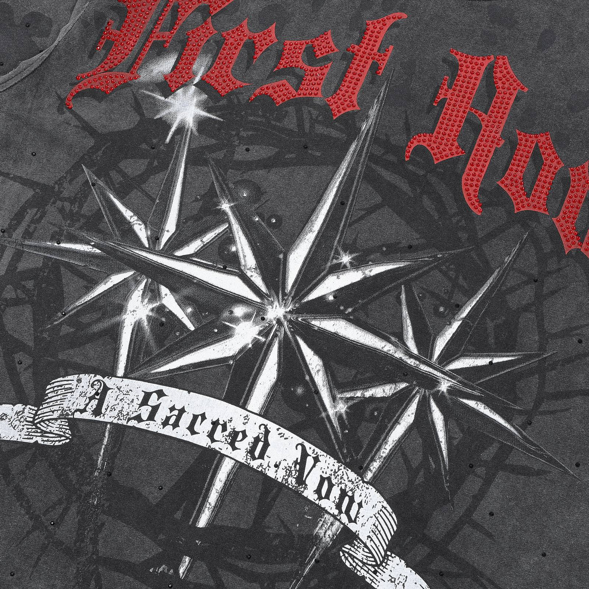 FIRST ROW A Sacred Vow Thornbush Stars Graphic T-Shirt ¡ª detail
