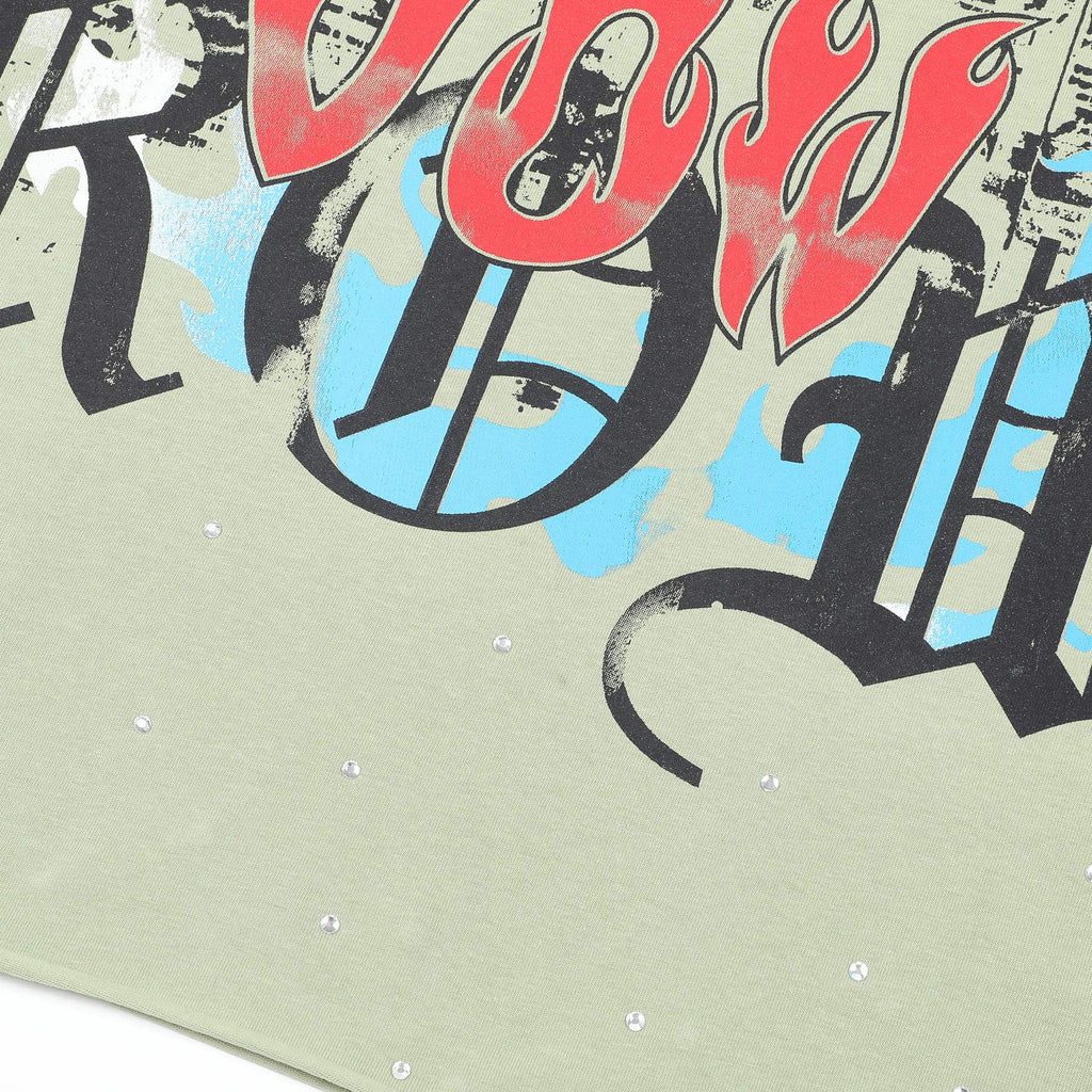FIRST ROW Sacred Heart Cropped T-Shirt ¡ª detail