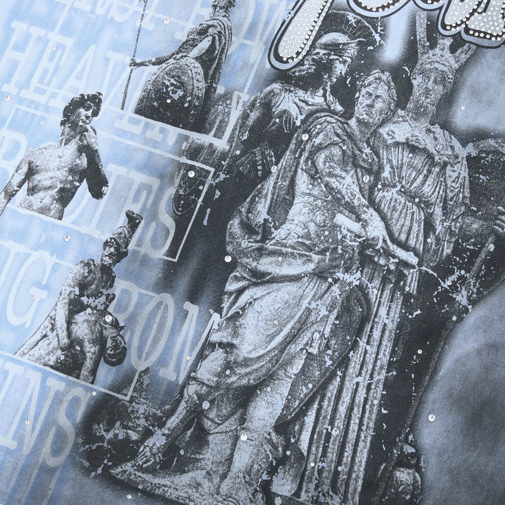 FIRST ROW Heavenly Bodies Rhinestone-Look Graphic T-Shirt ¡ª detail