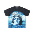 FIRST ROW Distressed Rhinestone Graphic T-Shirt ¡ª hero