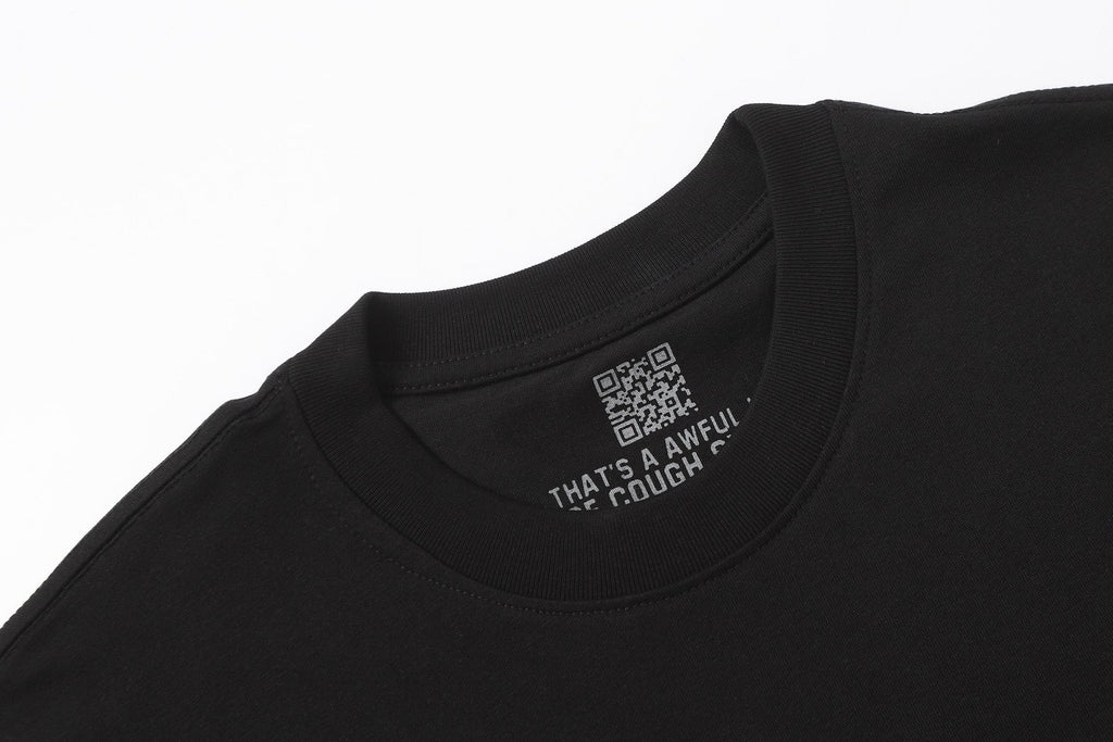 THAT'S A AWFUL LOT OF COUGH SYRUP Eiffel Tower Graphic T-Shirt ¡ª neck_label