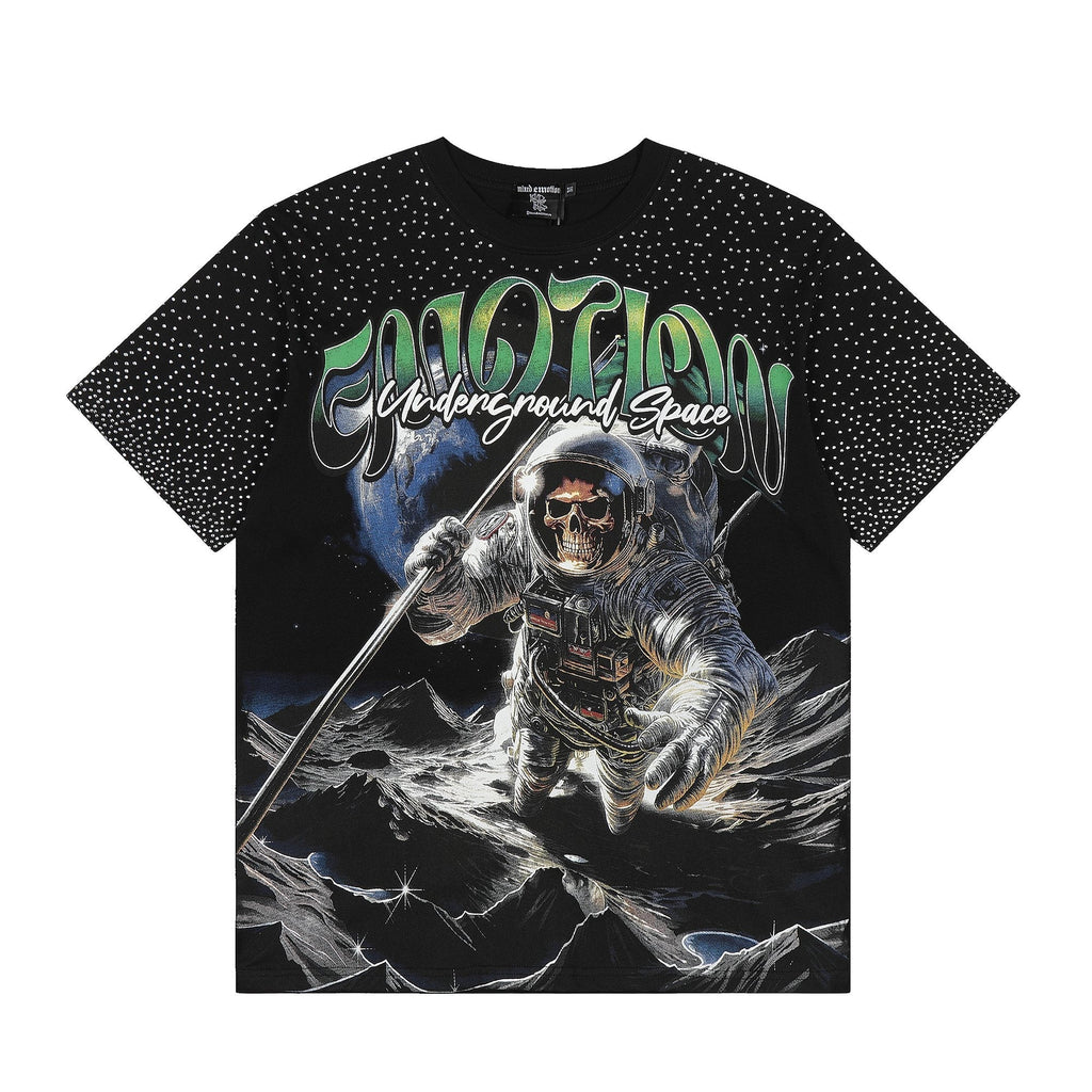 MIXED EMOTION Astronaut Skull Graphic T-Shirt ¡ª hero