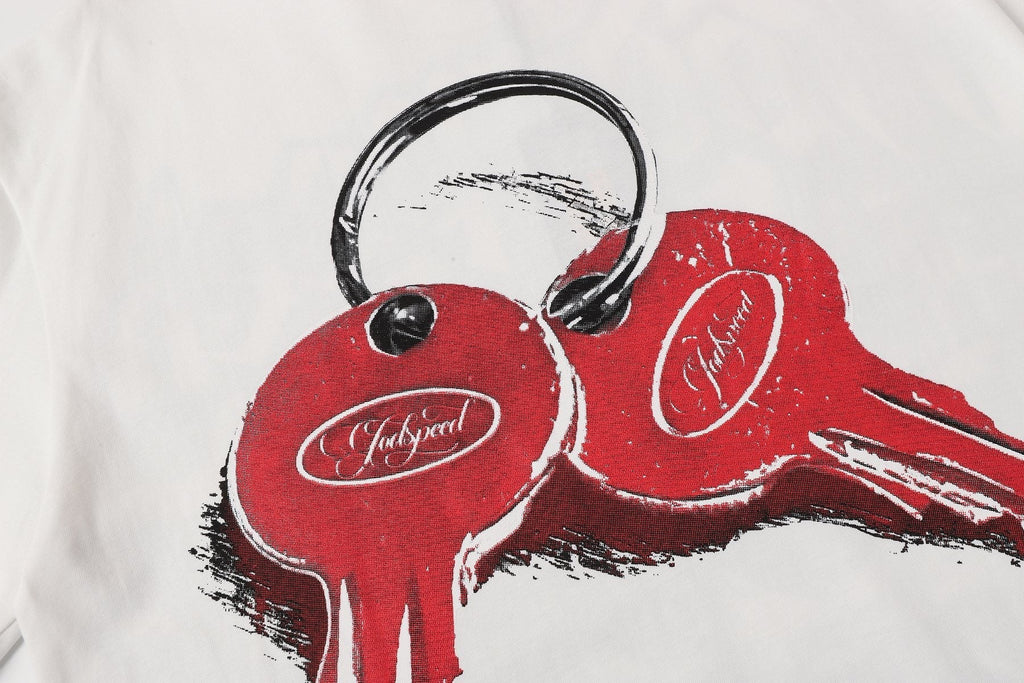 Godspeed Car and Key Graphic T-Shirt ¡ª detail
