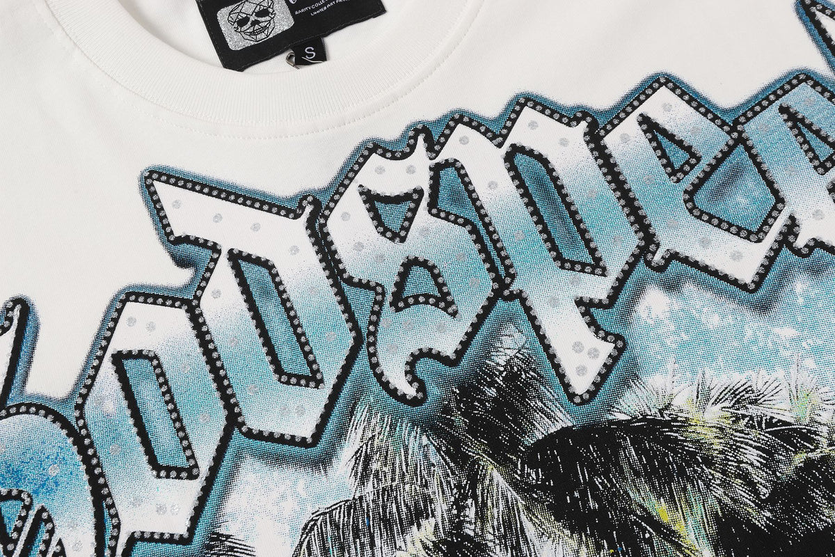 Godspeed Car and Key Graphic T-Shirt ¡ª detail