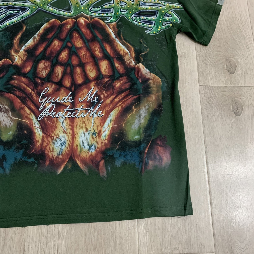 DUAA Rhinestone Monkey Graphic T-Shirt ¡ª detail