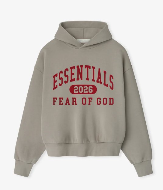 Fear of God Essentials 2026 Graphic Hoodie ¡ª front