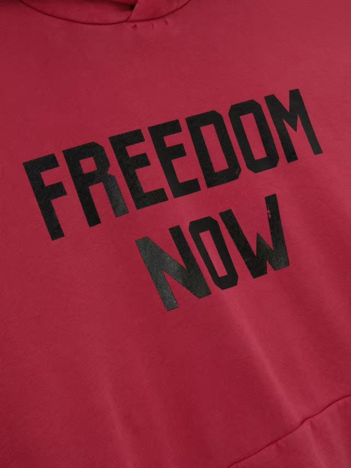 Fear of God Freedom Now Graphic Hoodie ¡ª detail