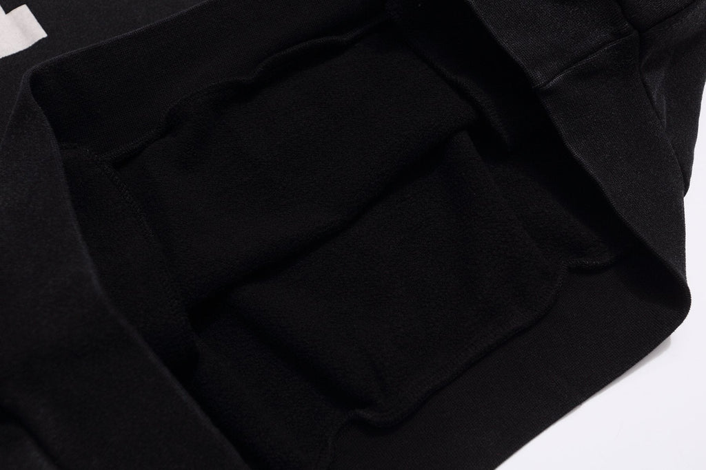 Fear of God Black Text Graphic Pullover Hoodie ¡ª detail