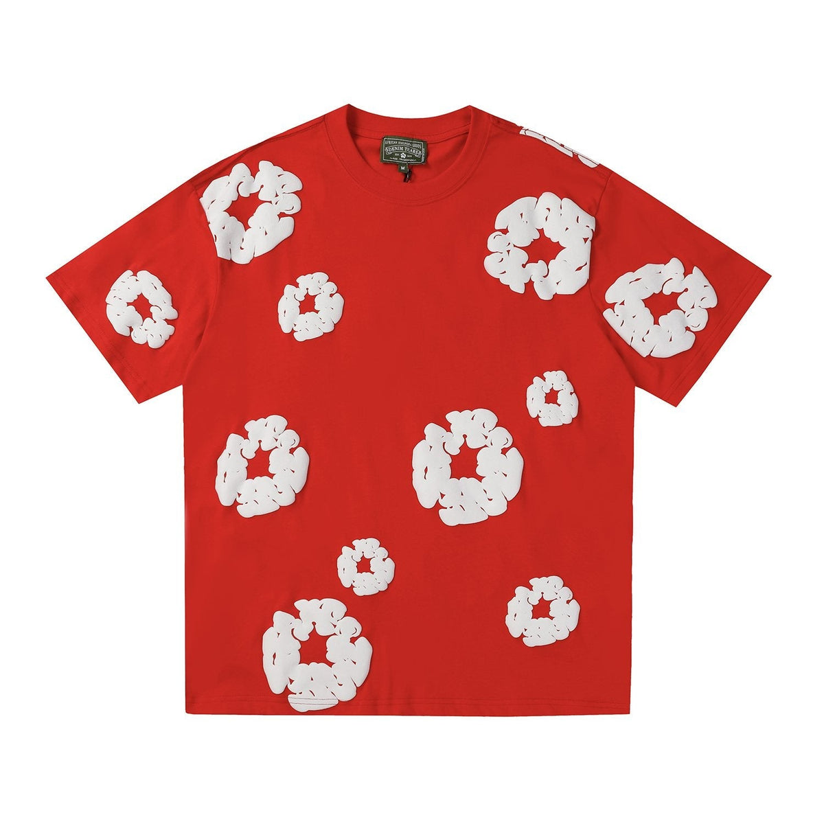 DENIM TEARS All-Over Floral Cloud Graphic T-Shirt ¡ª front