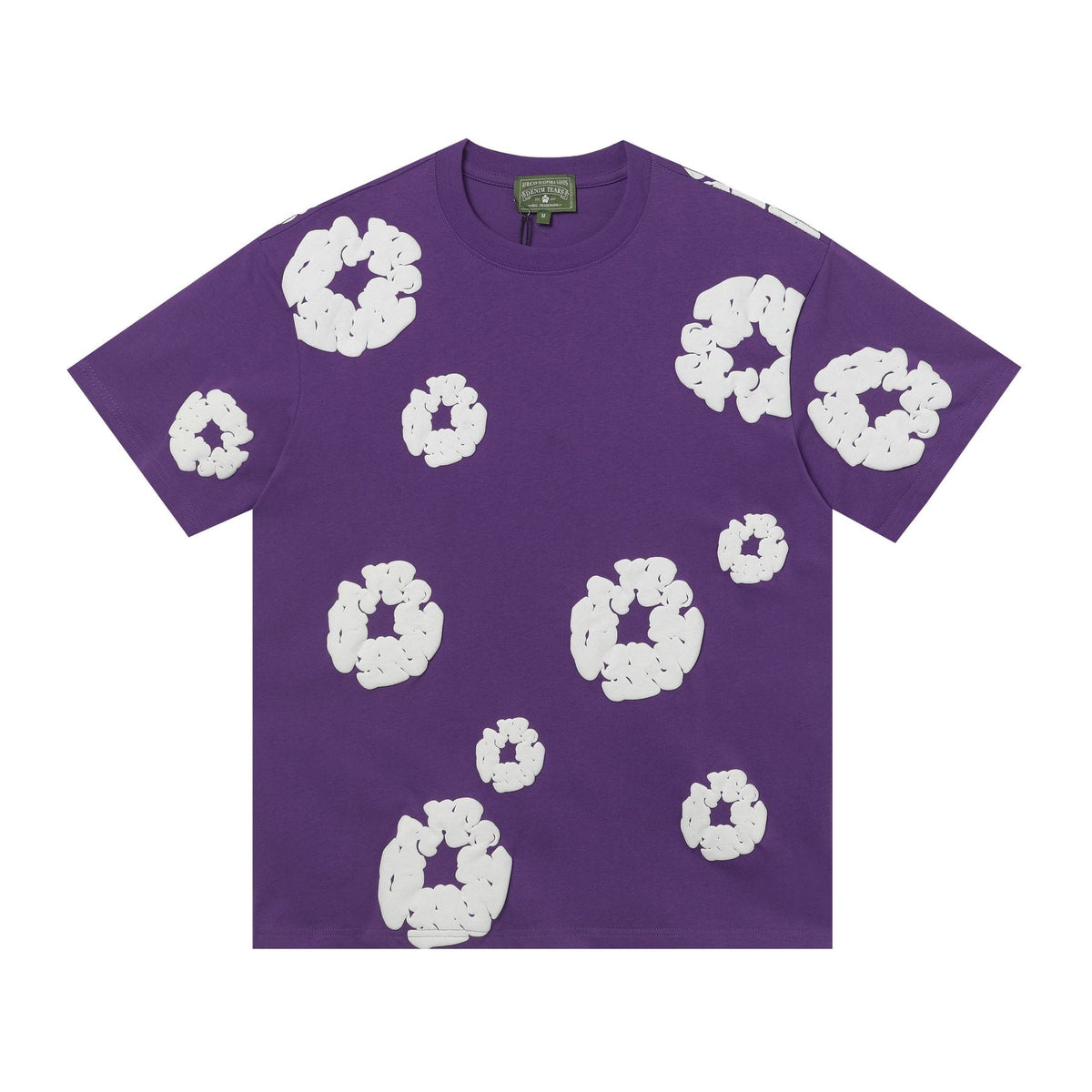 DENIM TEARS All-Over Floral Cloud Graphic T-Shirt ¡ª front