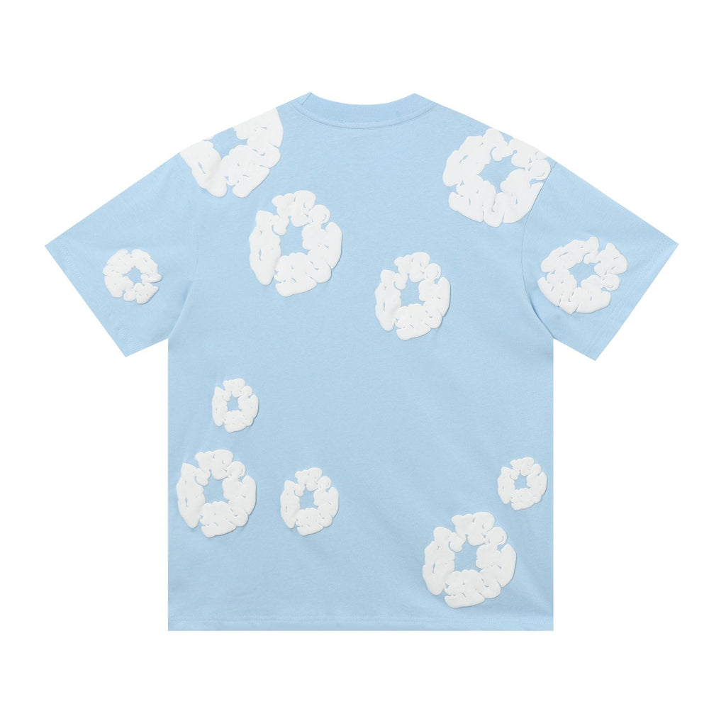 DENIM TEARS All-Over Floral Cloud Graphic T-Shirt ¡ª back