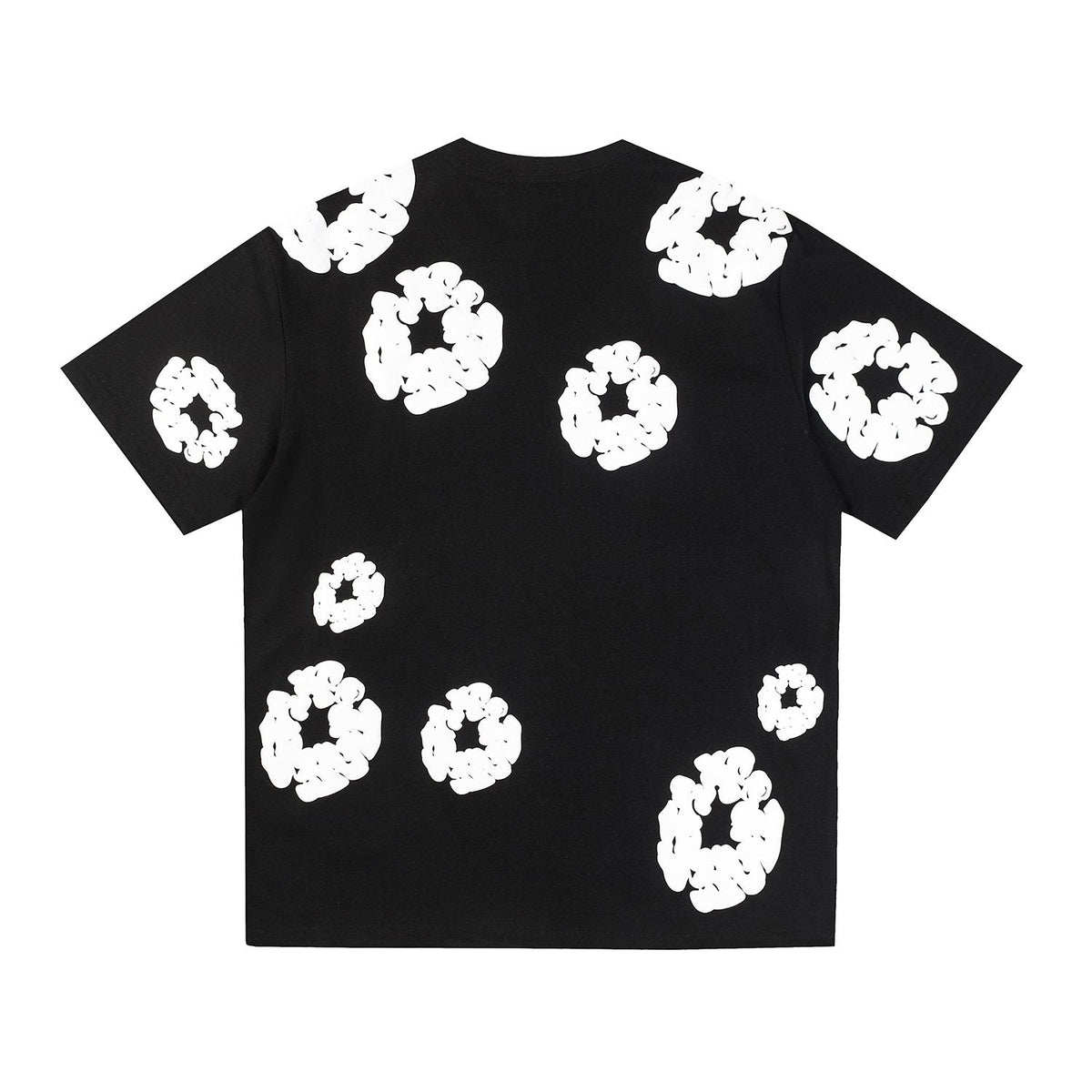 DENIM TEARS All-Over White Flower Print T-Shirt ¡ª back