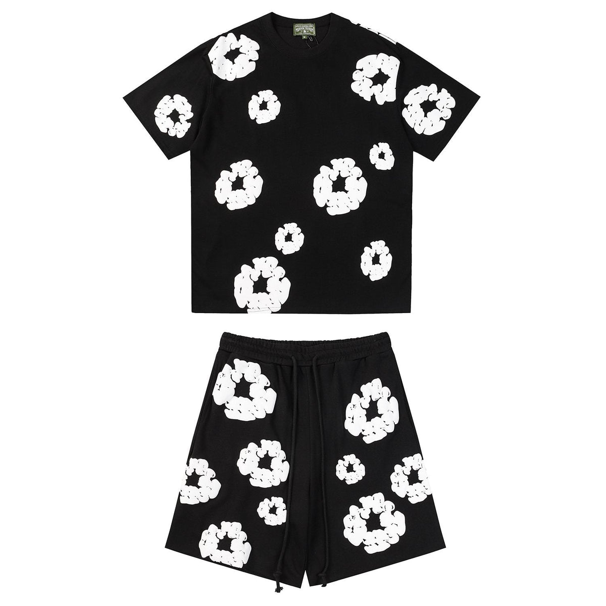 DENIM TEARS Cotton Wreath Graphic Short-Sleeve Set ¡ª hero