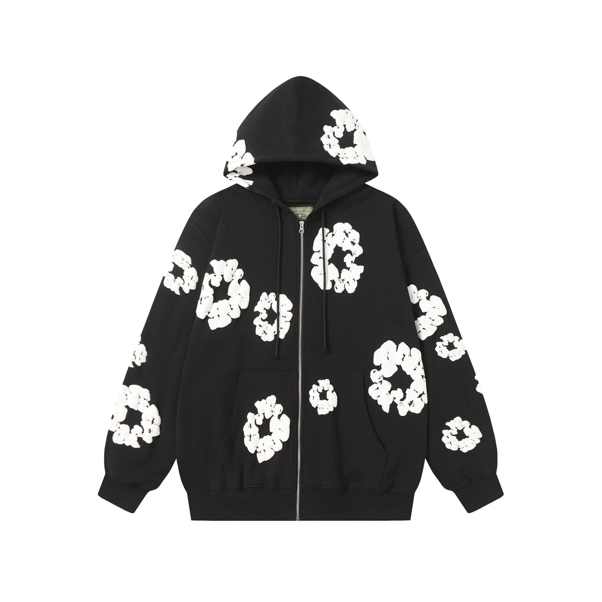 DENIM TEARS Floral Zip Hoodie ¡ª hero