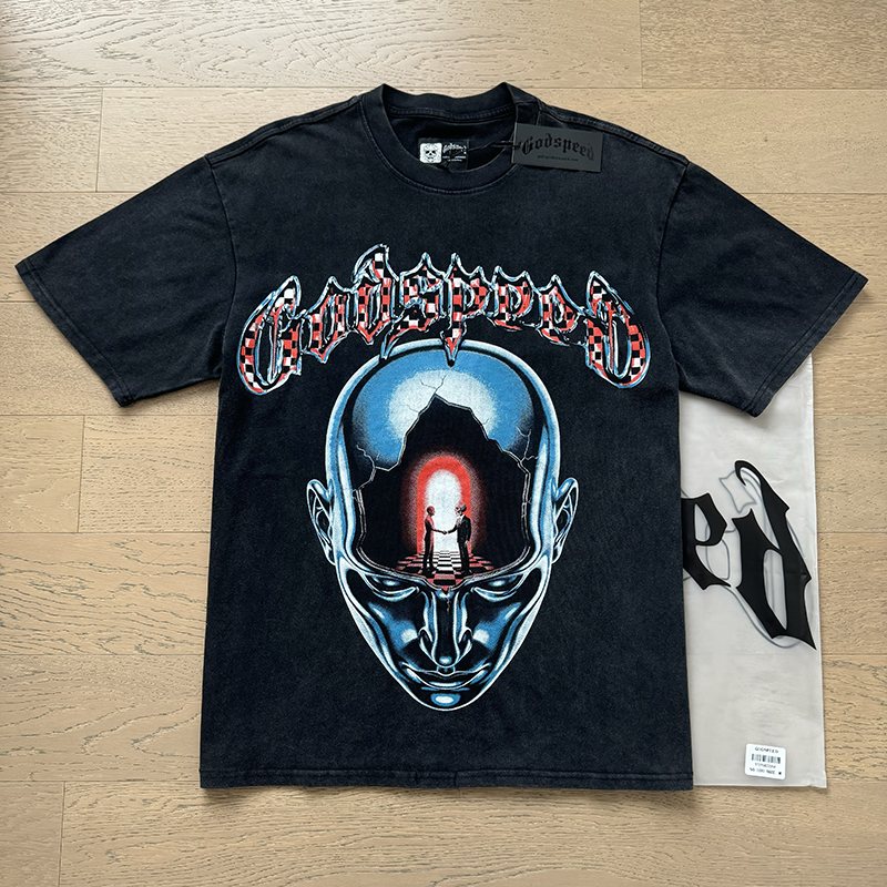 Godspeed Out of Many One Washed Graphic T-Shirt ¡ª context