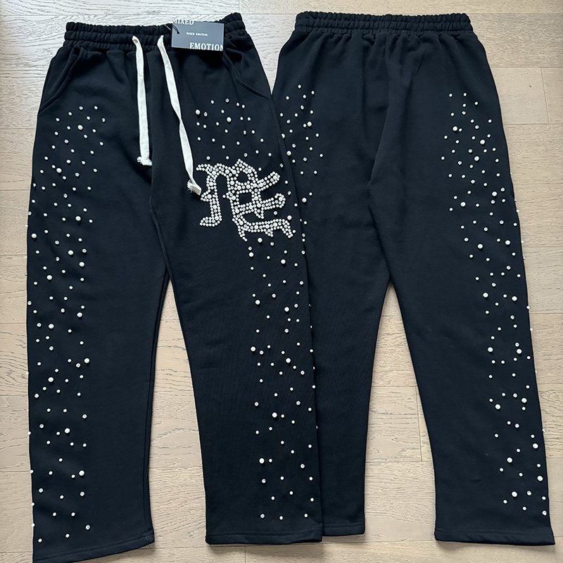 MIXED EMOTION Rhinestone Graphic Zip Hoodie & Sweatpants Set ¡ª comparison