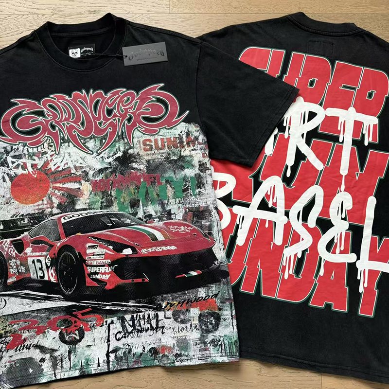 Godspeed Super Race Car Graphic T-Shirt ¡ª context