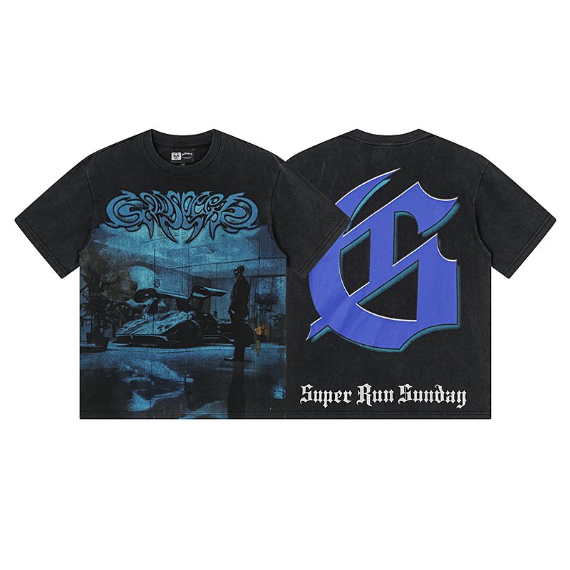 Godspeed Super Run Sunday Graphic T-Shirt ¡ª hero
