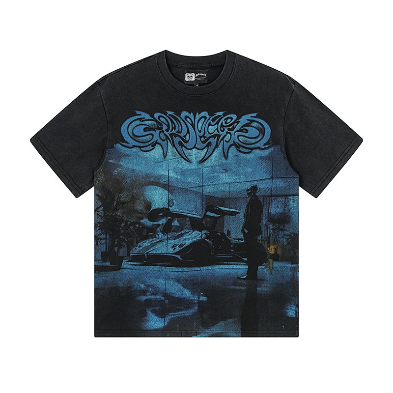 Godspeed Super Run Sunday Graphic T-Shirt ¡ª front