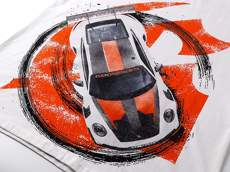 Godspeed Racing Car Graphic Short-Sleeve T-Shirt ¡ª detail
