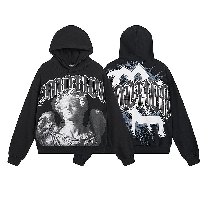 MIXED EMOTION Blind Angel Graphic Hoodie ¡ª hero