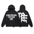 MIXED EMOTION Back Graphic Zip Hoodie ¡ª hero