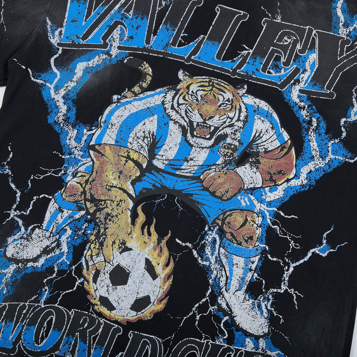 VALE USA World Cup Tiger Soccer Graphic T-Shirt ¡ª detail