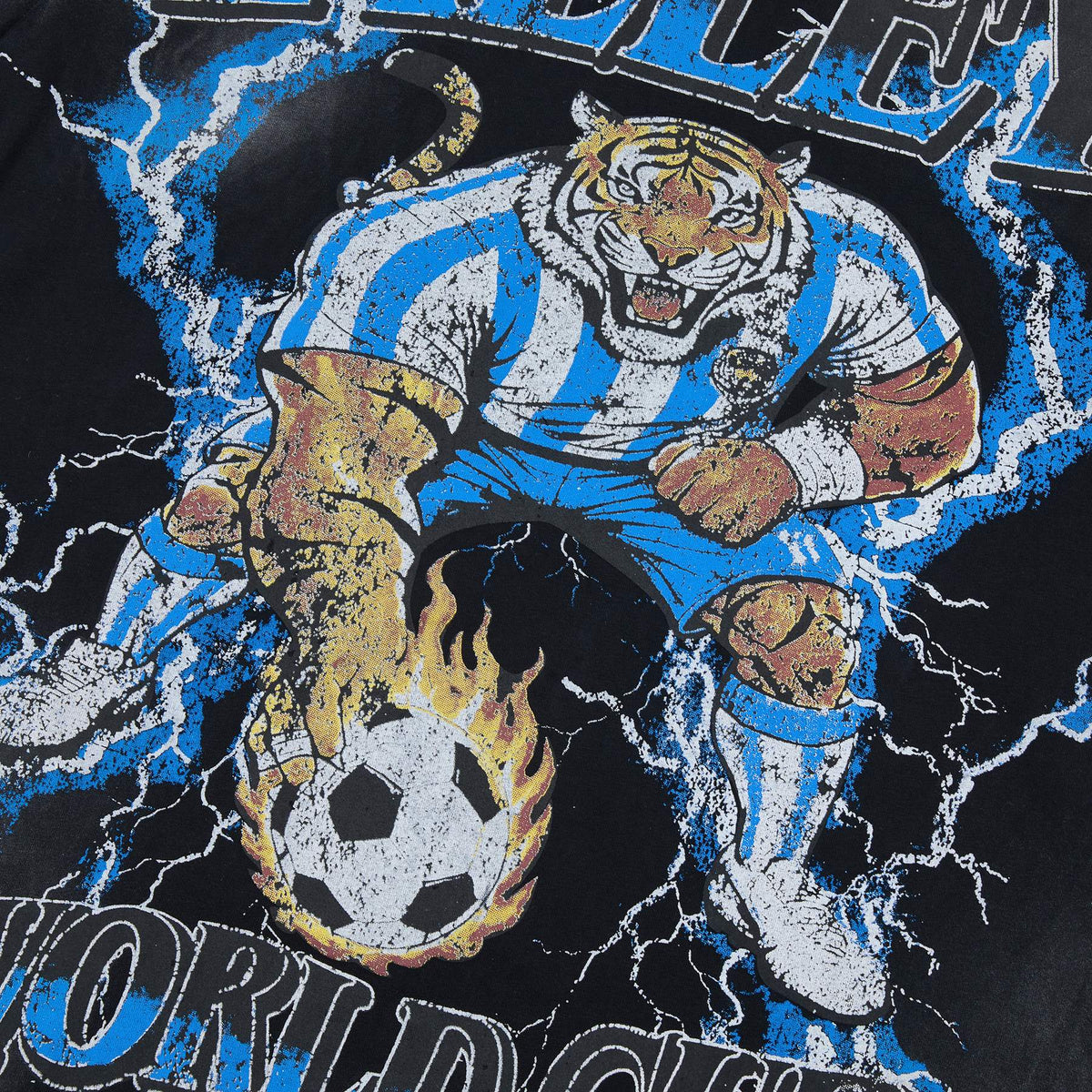 VALE USA World Cup Tiger Soccer Graphic T-Shirt ¡ª detail