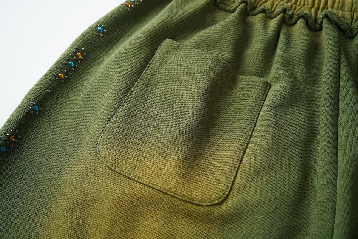 Valley Rhinestone Graphic Sweatpants ¡ª detail