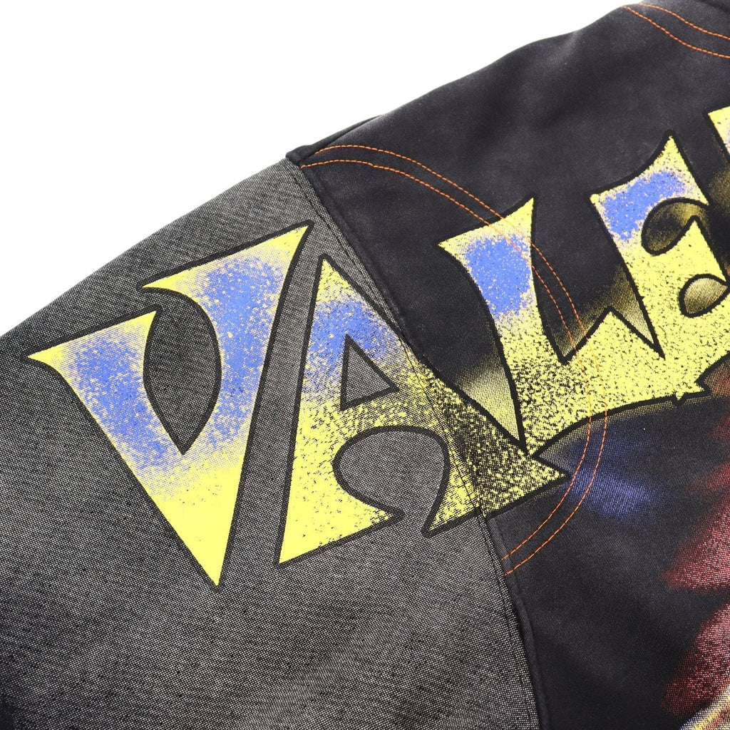 VALE USA Valley of the Damned Skeleton Graphic Zip Hoodie ¡ª detail