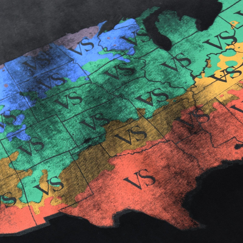 Valley Dreams VSX Forecast Alert Map Graphic T-Shirt ¡ª detail