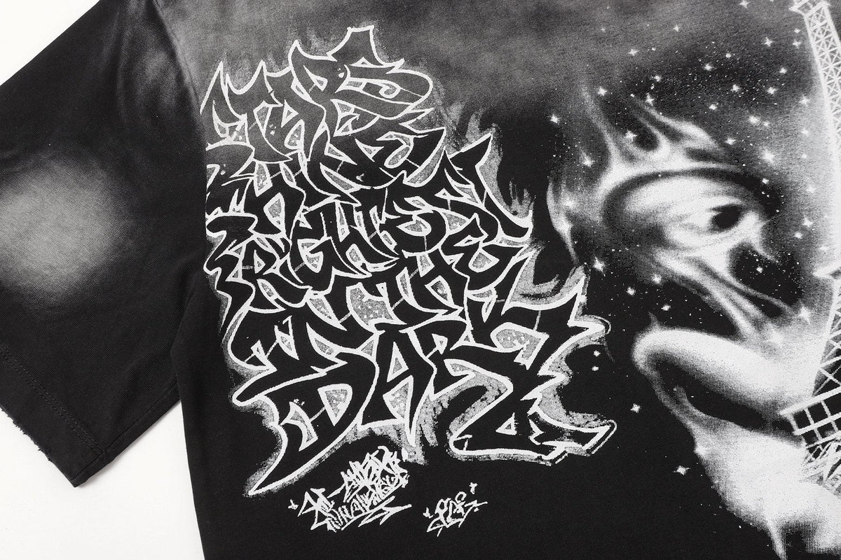 HEISTAR Eiffel Tower Graphic Short-Sleeve T-Shirt ¡ª detail