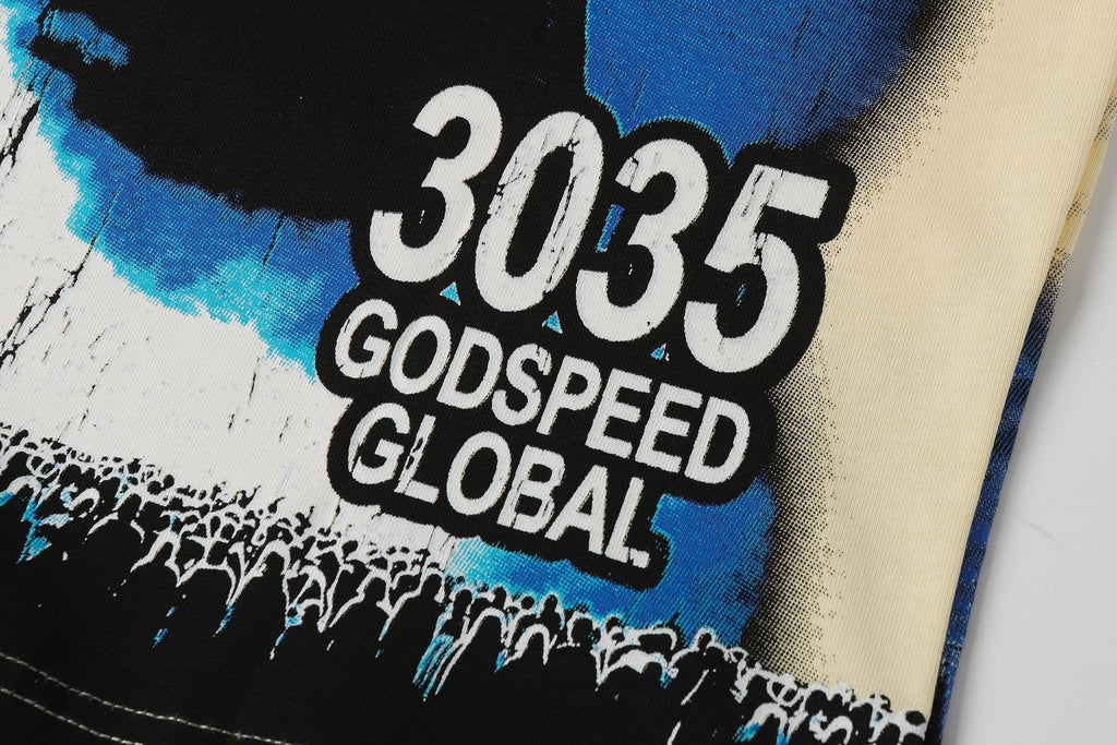 Godspeed Statue Graphic Short-Sleeve T-Shirt ¡ª detail