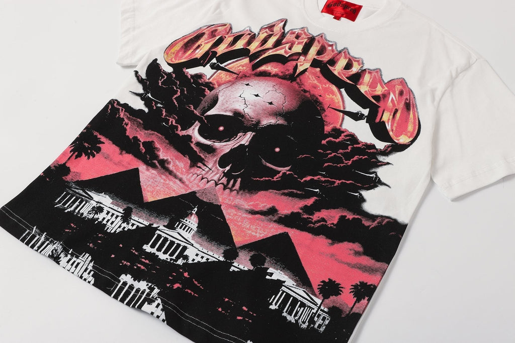 Godspeed Skull Graphic Short-Sleeve T-Shirt ¡ª detail