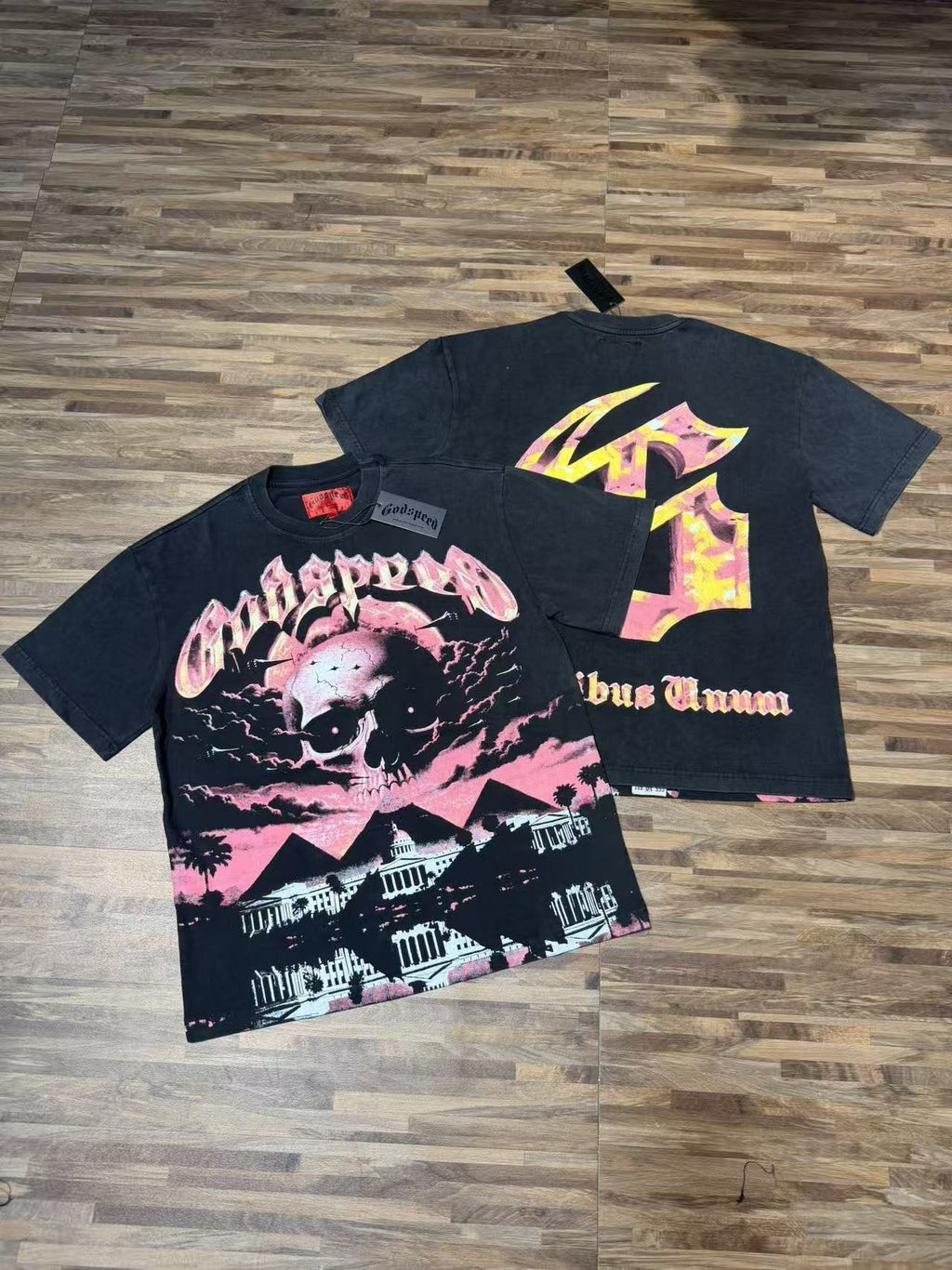 Godspeed E Pluribus Unum Skull Graphic T-Shirt ¡ª context