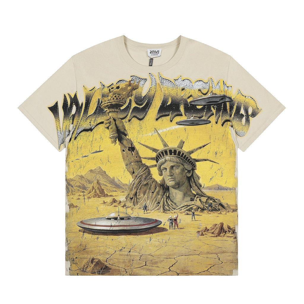 VALE USA Liberty UFO Graphic T-Shirt ¡ª hero